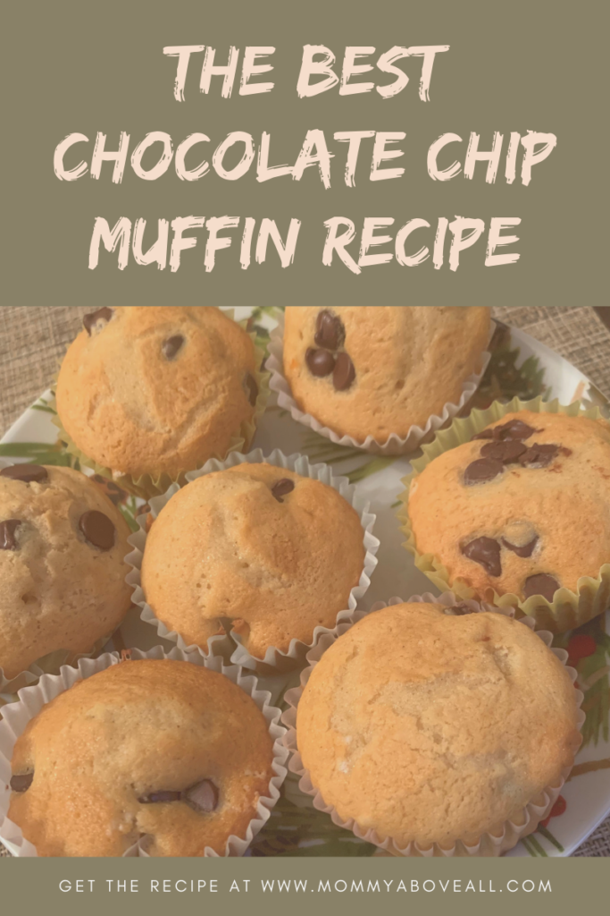 The Best Chocolate Chip Muffin Recipe - Mommy Above All